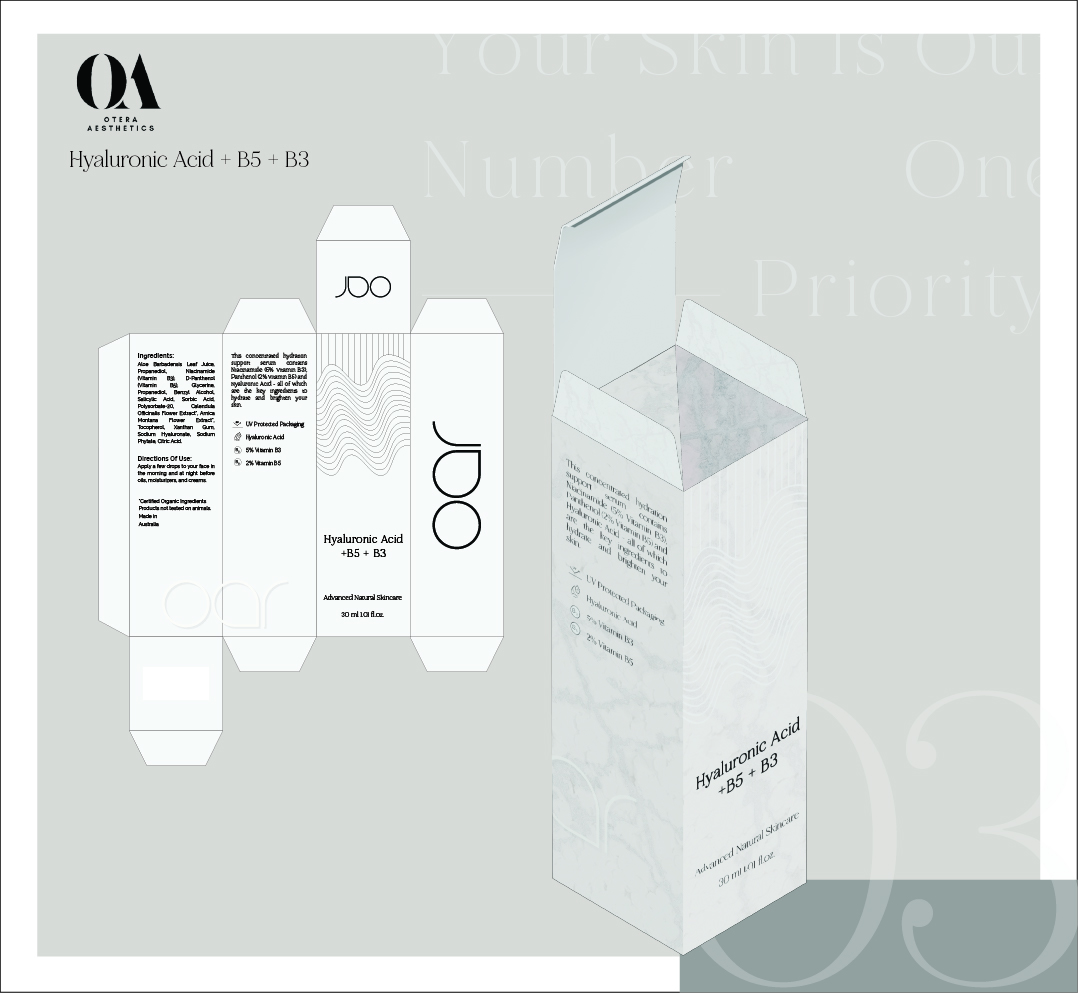 Otera Aesthetics Packaging